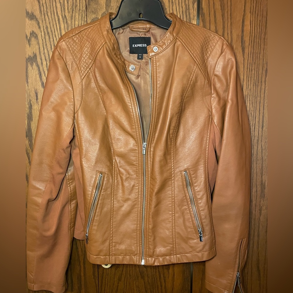 Express faux leather jacket